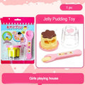 Bear Bento Jelly Pudding Feeding Toy Set Interactive Kitchen Pretend Play for Toddler Parent-Child Educational Food Toy Gifts