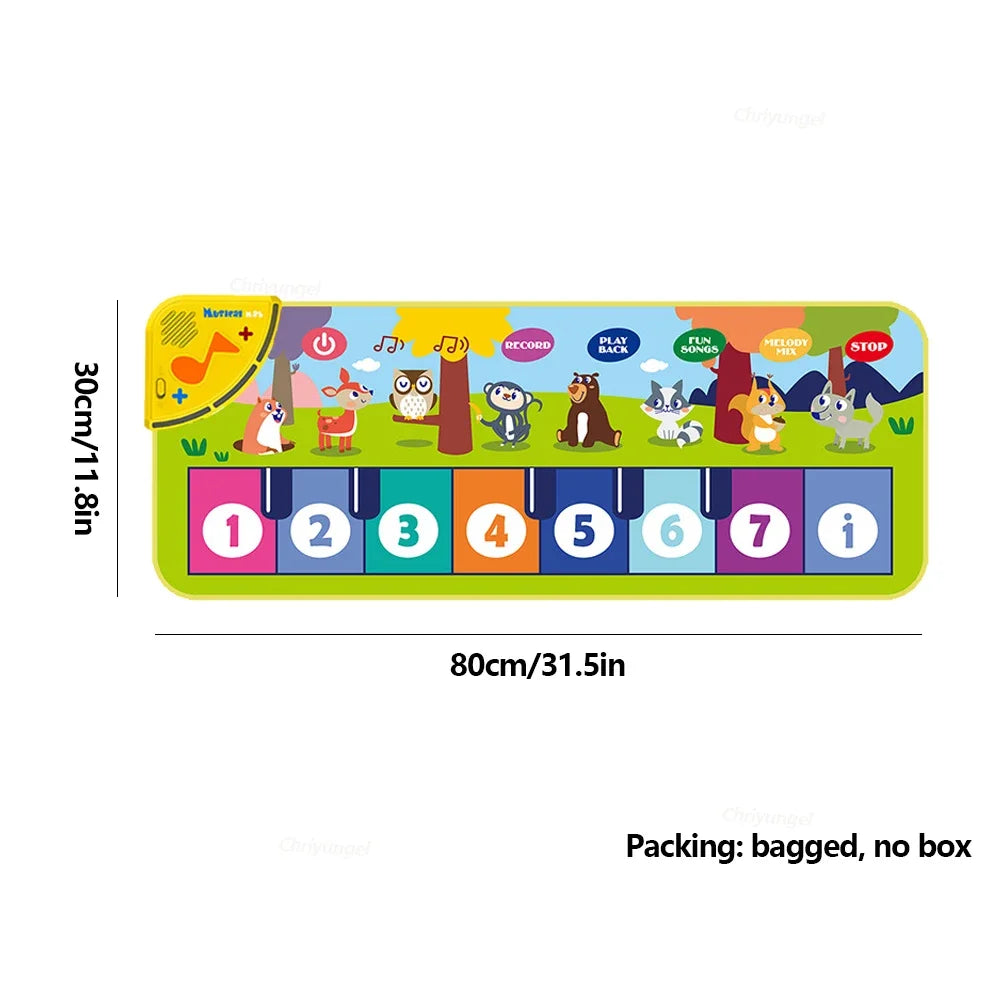 Kids Piano Mat - 80x30cm Musical Floor Keyboard Toy