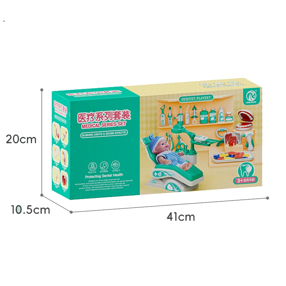 Children's Doctor Toy Set - Role Play Medical Kit with Tools