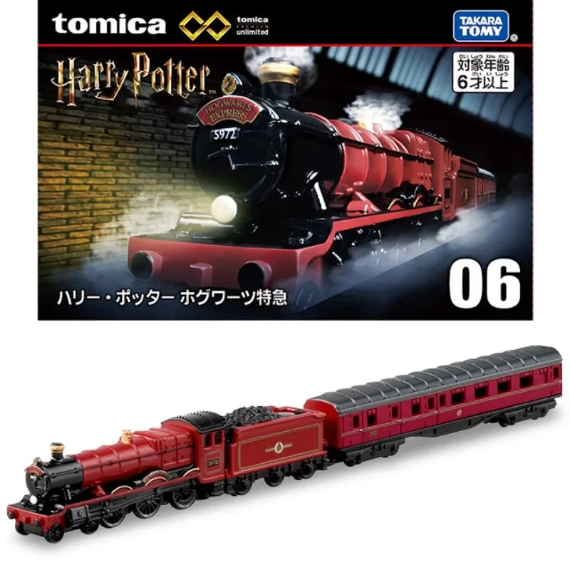 Takara Tomy Tomica Premium Unlimited Car Harry Potter Hogwarts Express Train Boys Toys 1/64 Diecast Vehicles Model Birthday Gift