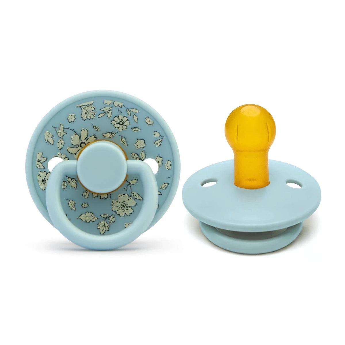 Floral Newborn Pacifier - Latex Rubber