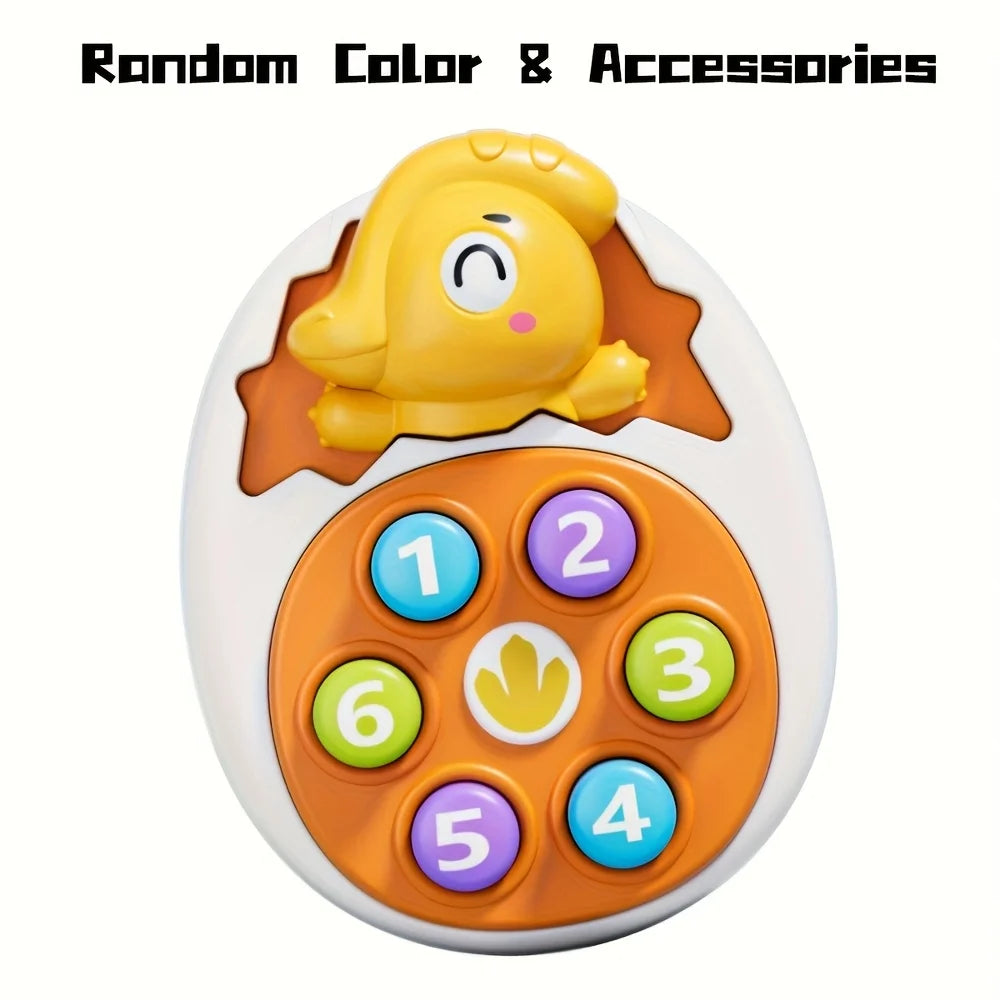 Dinosaur Press and Go Educational Toy - Mixed Color ABS