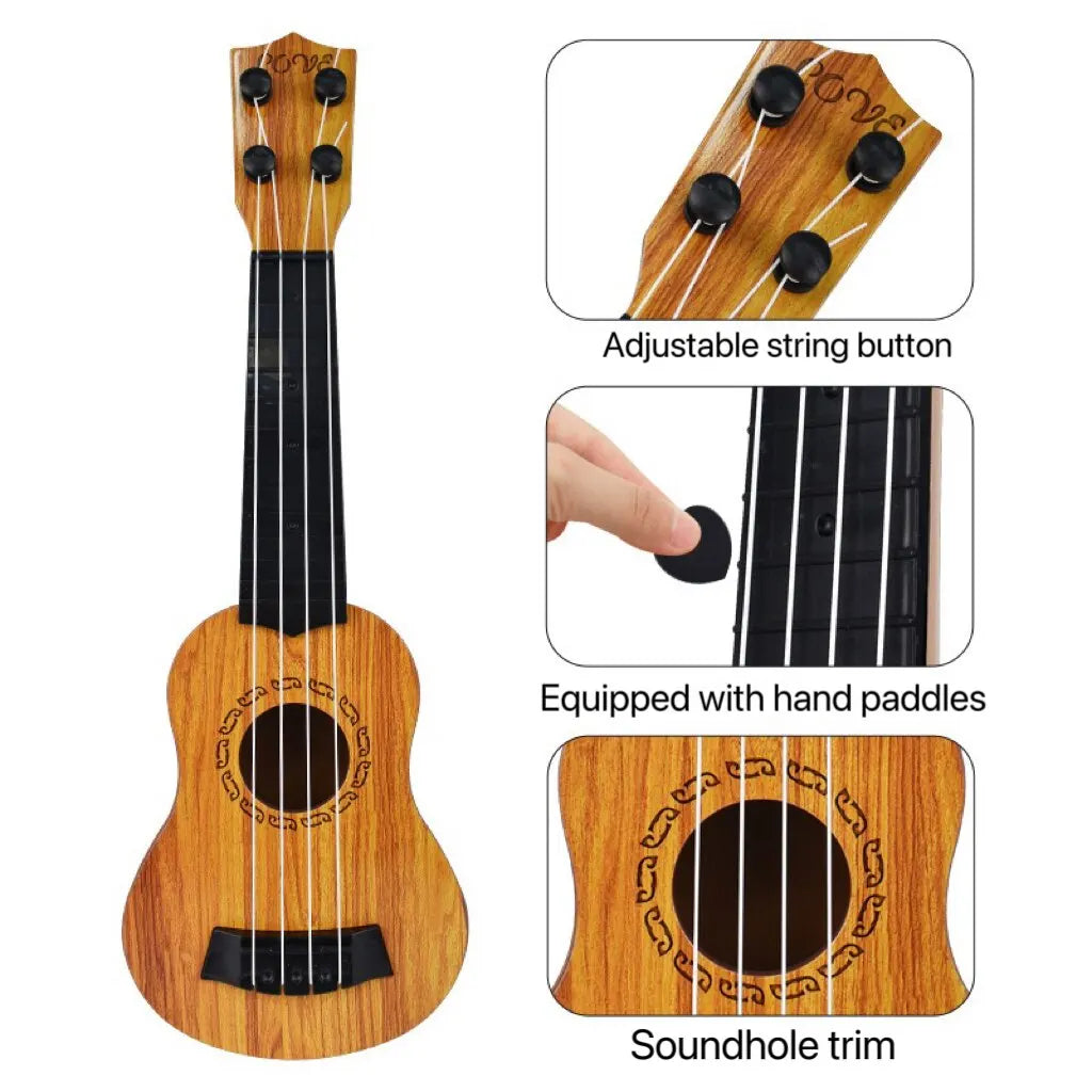 Children's Toy Ukulele - 35cm Plastic Musical Instrument