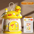 Cute Cartoon Mushroom Molding Piggy Bank 3D Stickers for Creative DIY Desktop Ornaments Key Protection Gifts