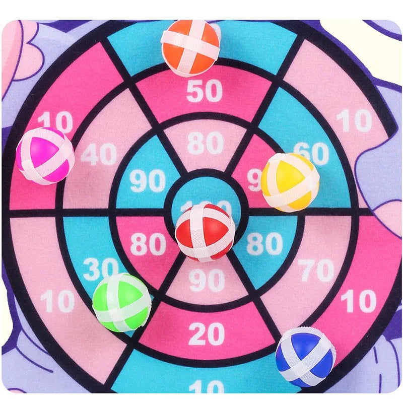 Montessori Sticky Ball Dart Board Game for Kids Ages 3-7