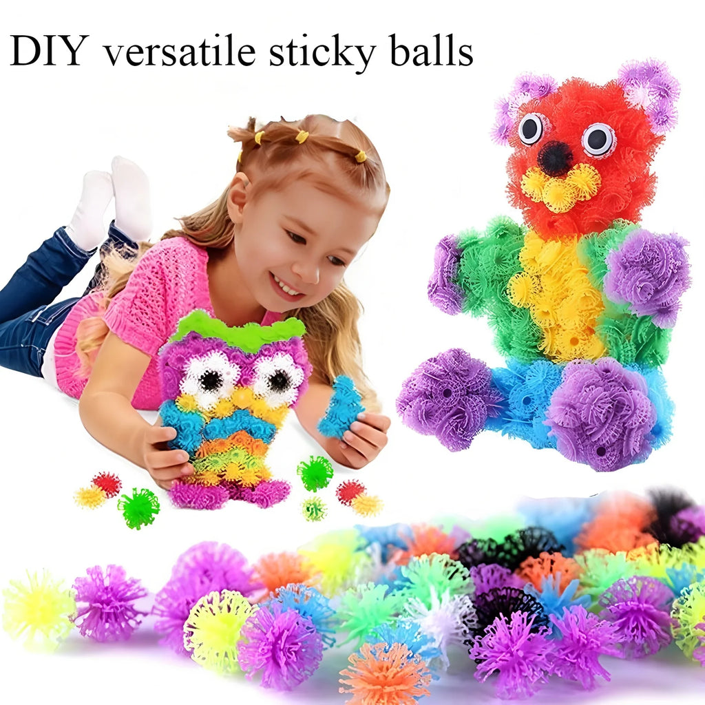 DIY Magic Bubble Balls 3D Building Toy - Science Education Kit
