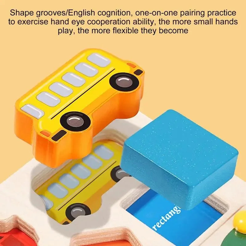 Montessori Magnetic Wooden Color and Number Maze Toy