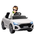 Audi Q8 Etron 12V Kids Electric Ride-On Car - White