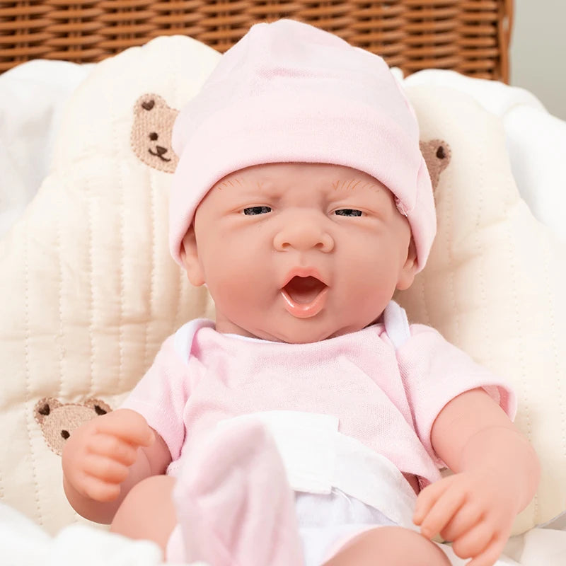 35CM Cute Reborn Dolls For 14inch Realistic Soft Full Vinyl Reborn Doll Toys Lifelike Full Body Dolls For Princess Birthday Gift