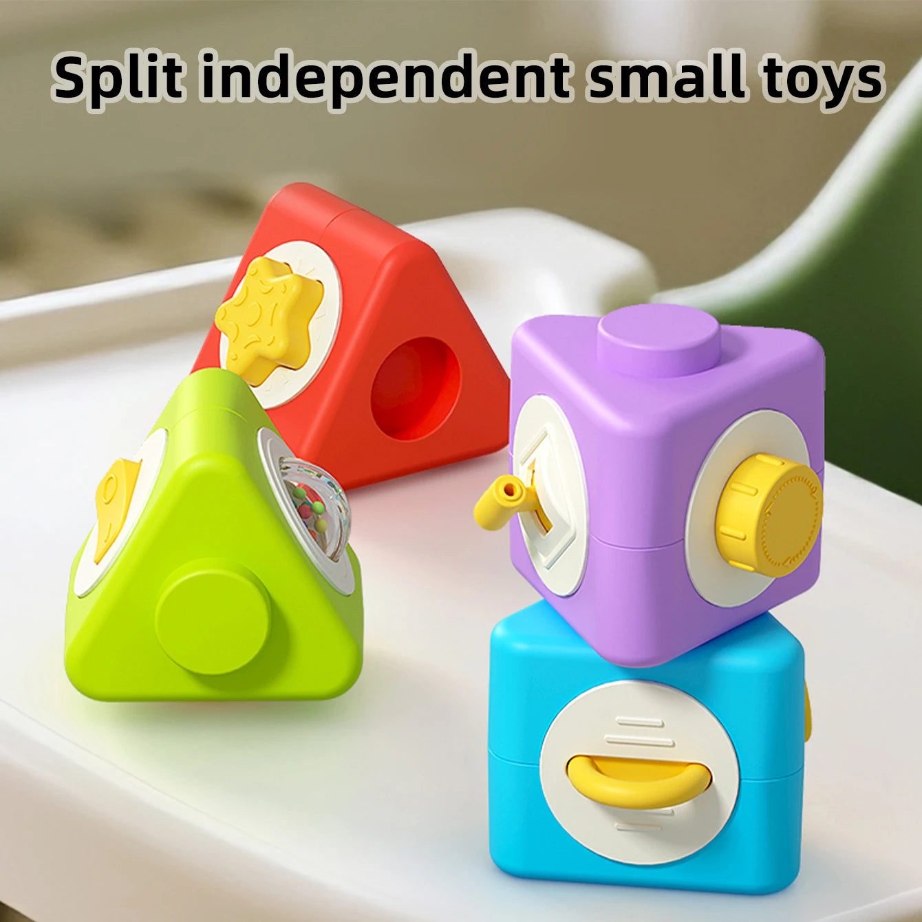 Montessori Baby Jigsaw Puzzle & Building Blocks Toy 0-3Y