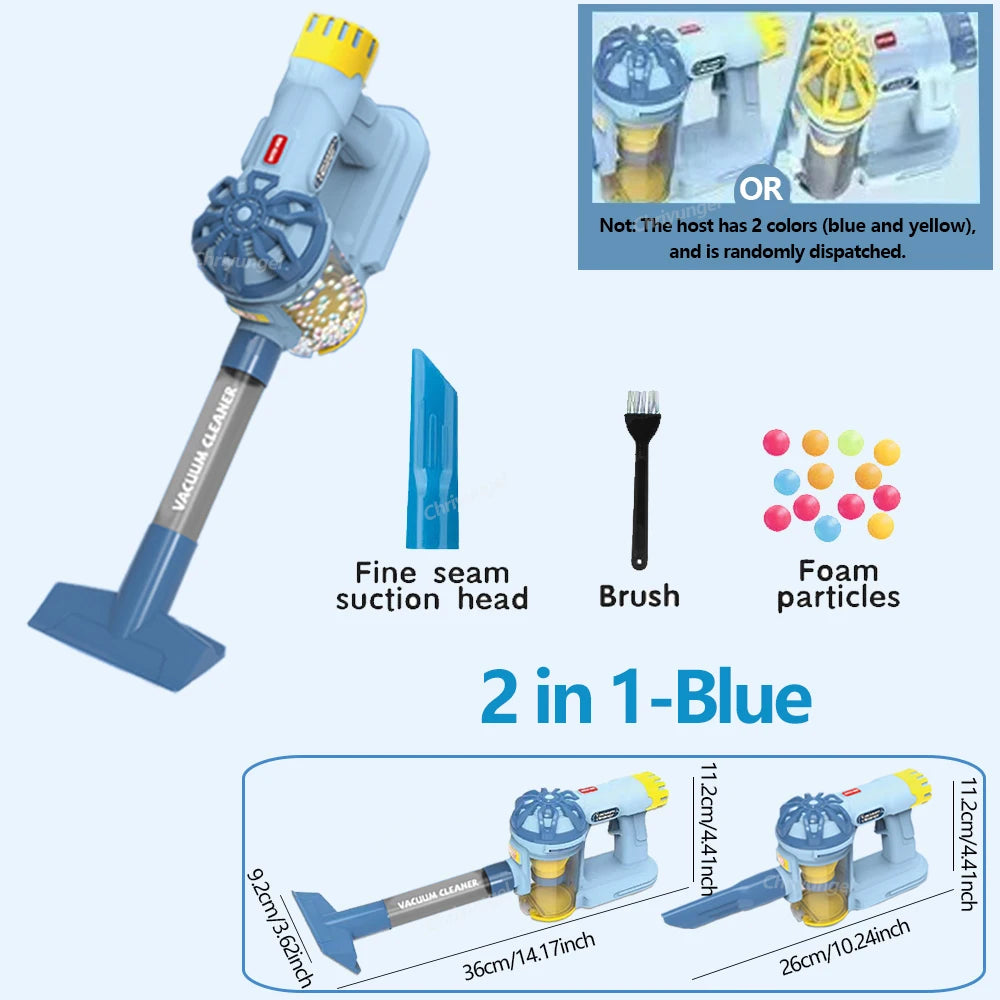 Kids Simulation Electric Vacuum Cleaner Cleaning Set for Toddlers Role Play Housekeeping Educational Toys Girl Boy Gifts