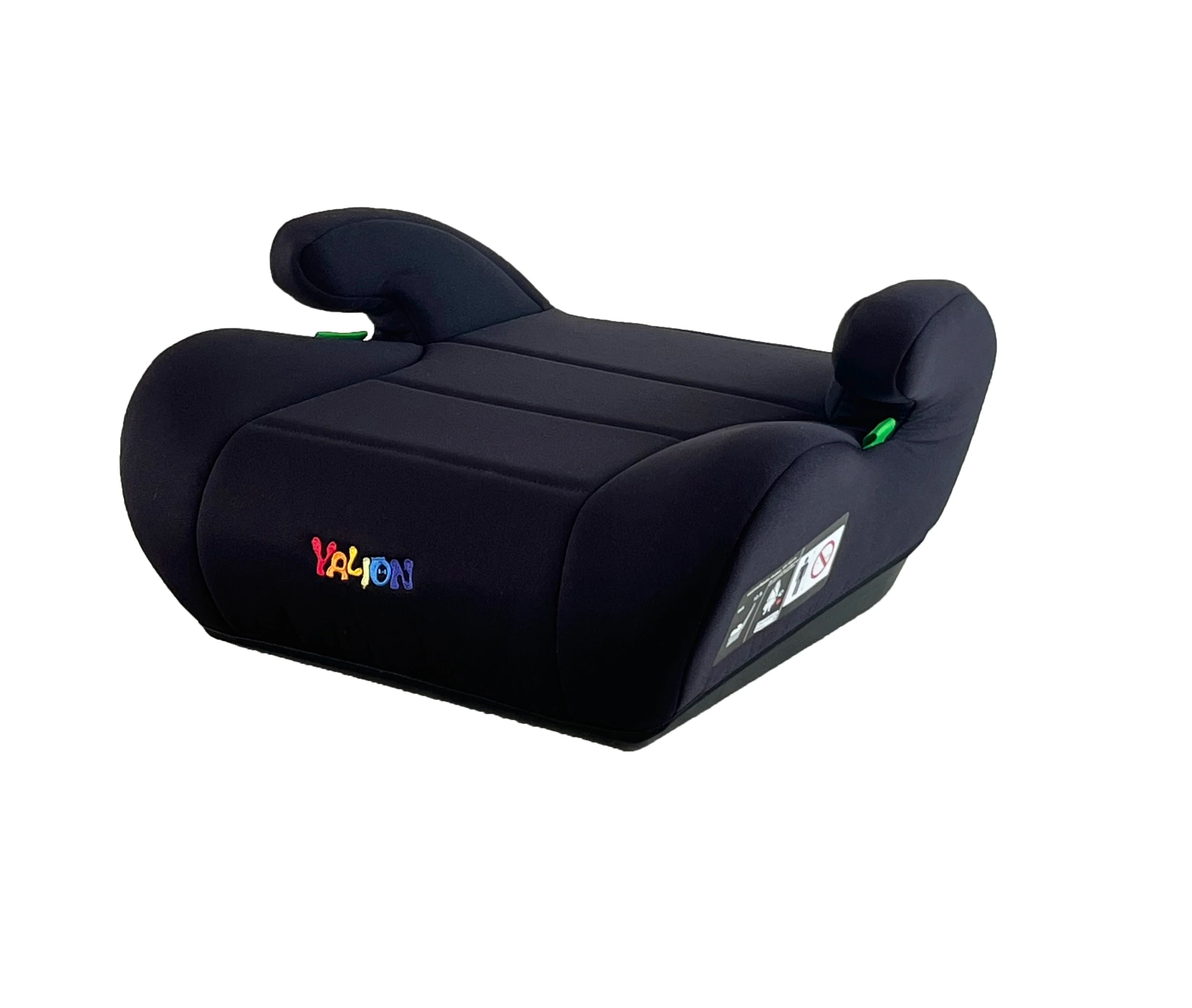 Yalion Portable Baby Car Safety Seat Booster Cushion, Suitable for Ages 6-10, 125- 150cm , 3-Point Safety Belt, Thickened Padding, Meets I-Size Standard Un Ece R 129/03