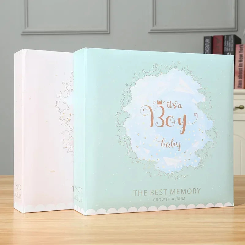 Baby Photo Album 6" - 200 Photos Kraft Paper