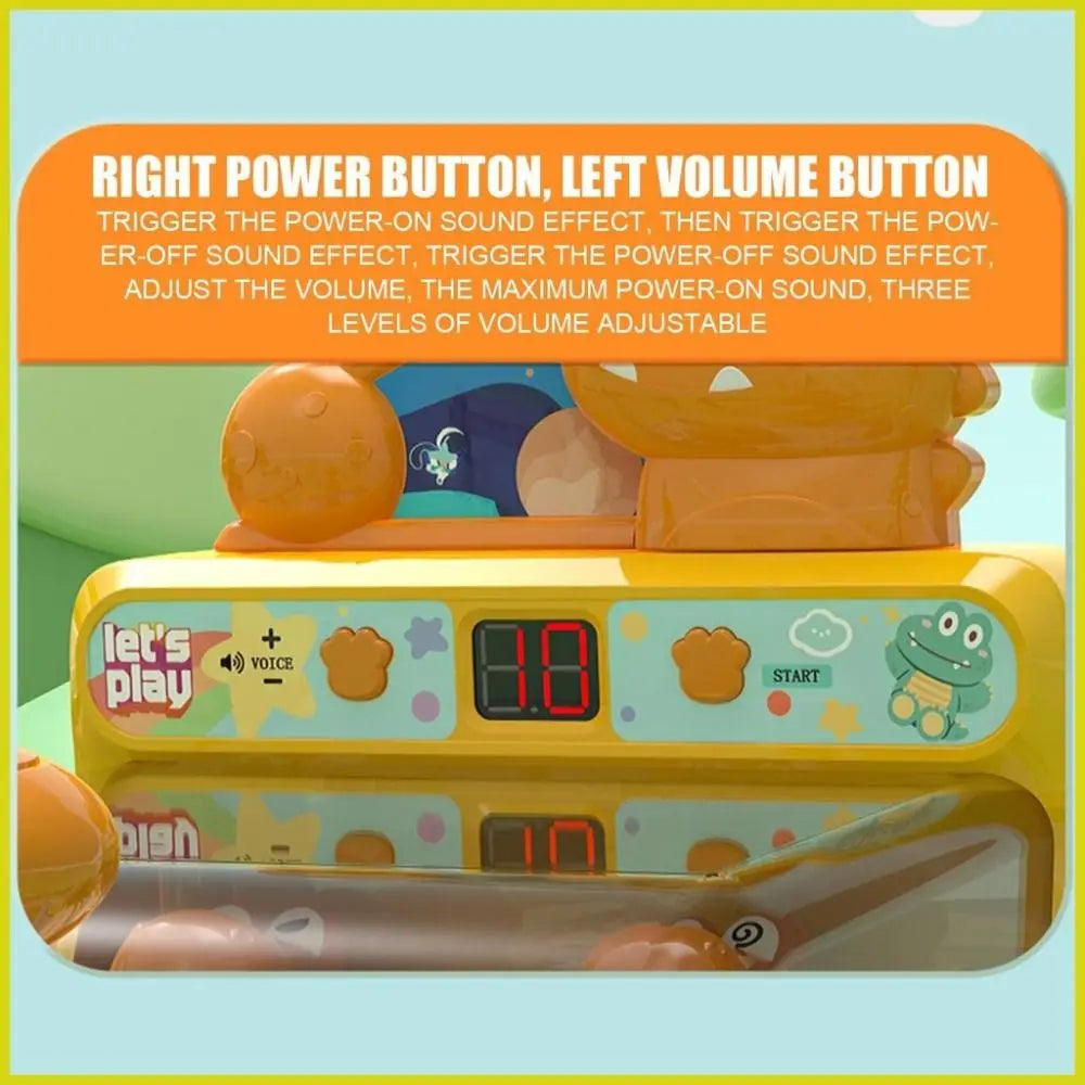 Kids Table Party Games Children Pinball Shooting Machine Electric Crocodile Table Game Children's Education Puzzle Toys Child