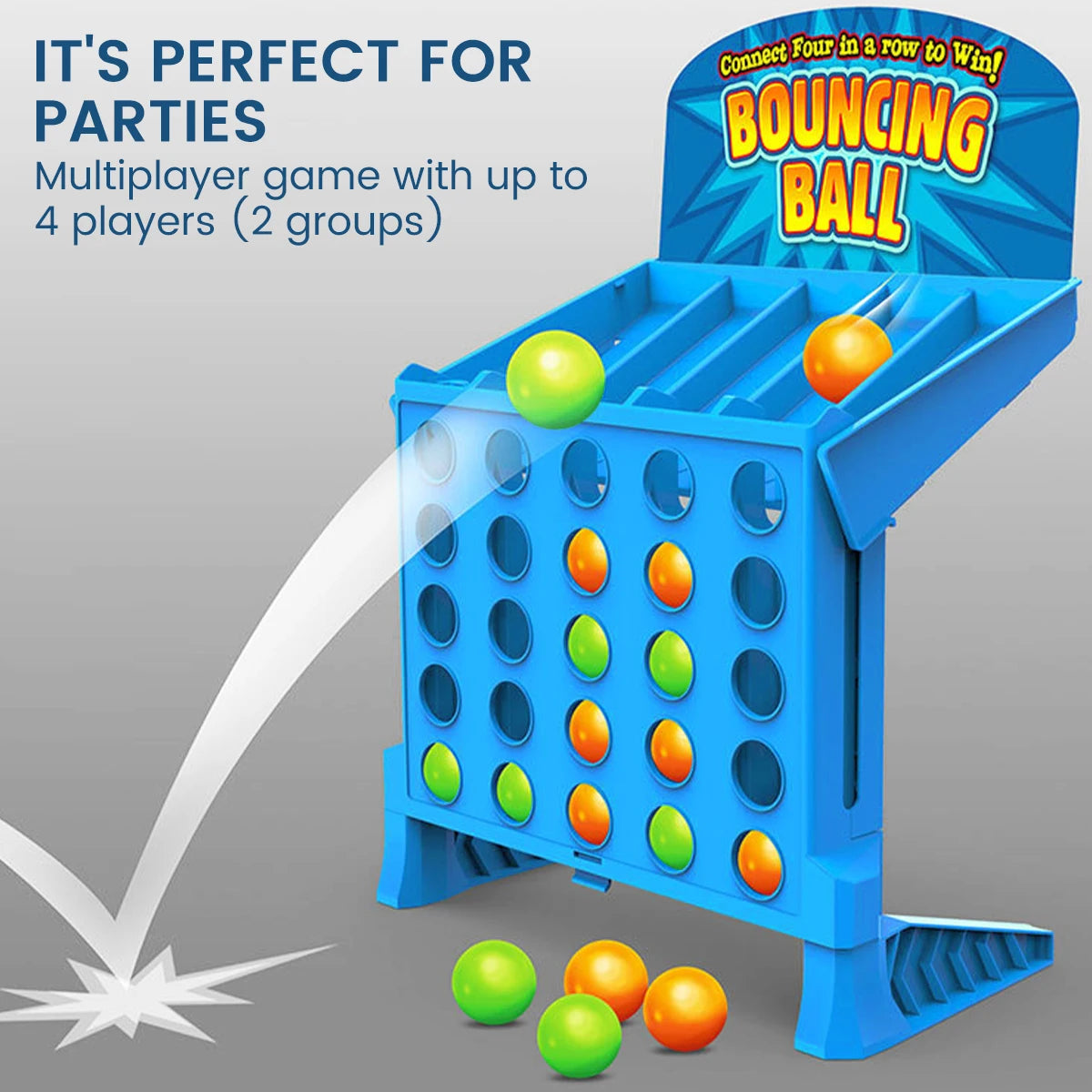 kbxlife 4 Shots Connect Board Game - Finger Shooting Toy