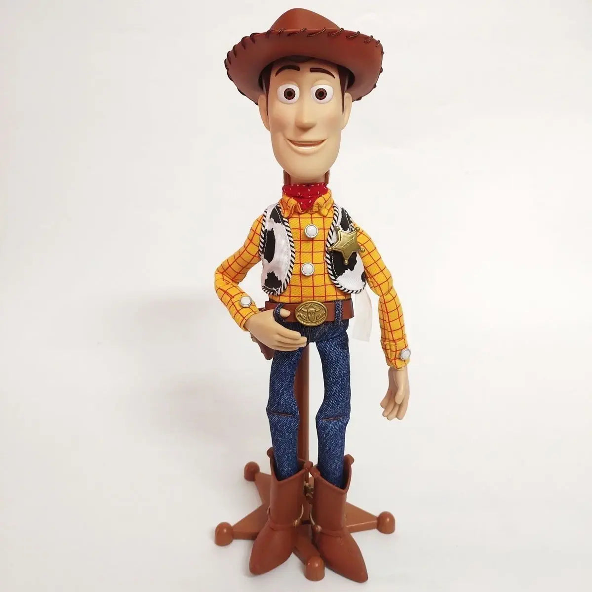 Hot 40cm Disney Pixar Toy Story Woody Action Figures English Movie Sound Character Doll Cloth Cowboy Birthday Gift For Children
