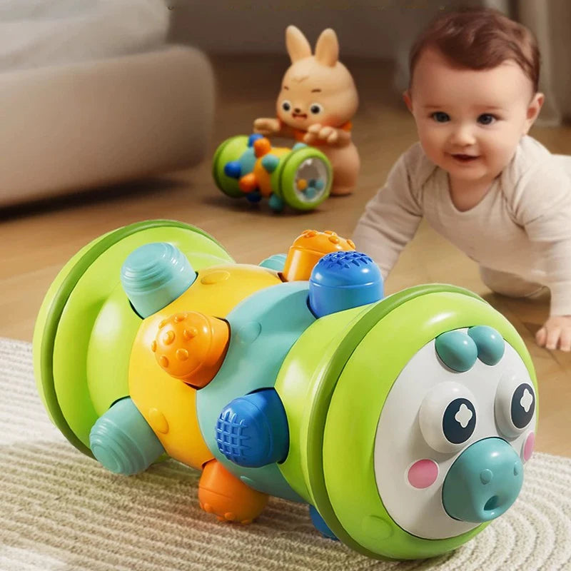 Inflatable Baby Crawling Roller - Tummy Time Sensory Toy