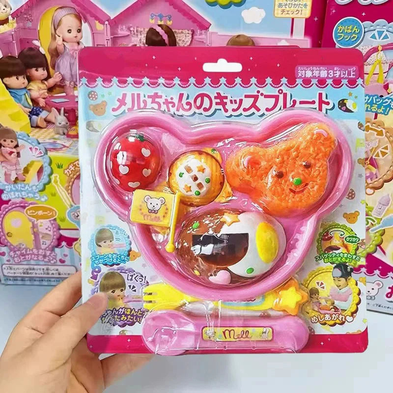 Bear Bento Jelly Pudding Feeding Toy Set Interactive Kitchen Pretend Play for Toddler Parent-Child Educational Food Toy Gifts