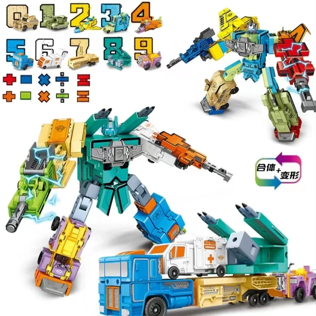 26 A-Z letter Alphabet Animal Dinosaur Warrior Deformation Action Figures Transformation Robot Toys For Children Gift Brinquedos