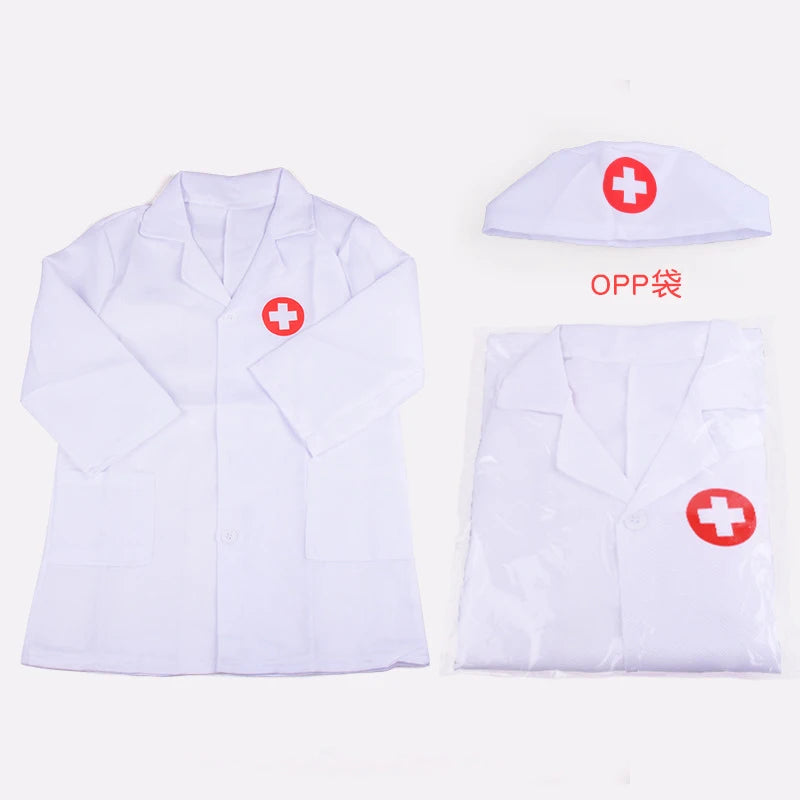 Jokejolly Children's Doctor and Nurse Role Play Costume Set