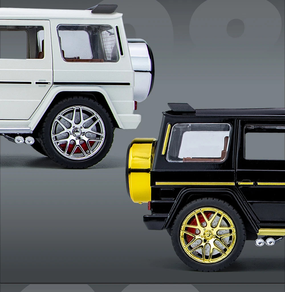 1/24 alloy die-cast G63 car model simulation sound and light off-road vehicle toys children's birthday gift Christmas