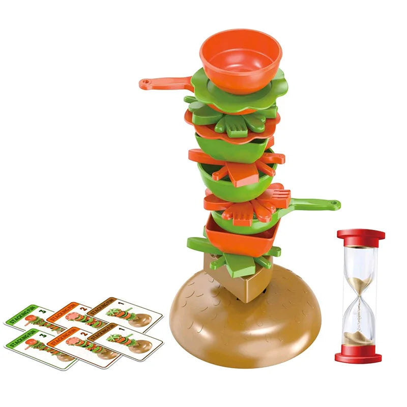 Food Stacking 3D Puzzle Game - Tabletop Game for Kids & Adults