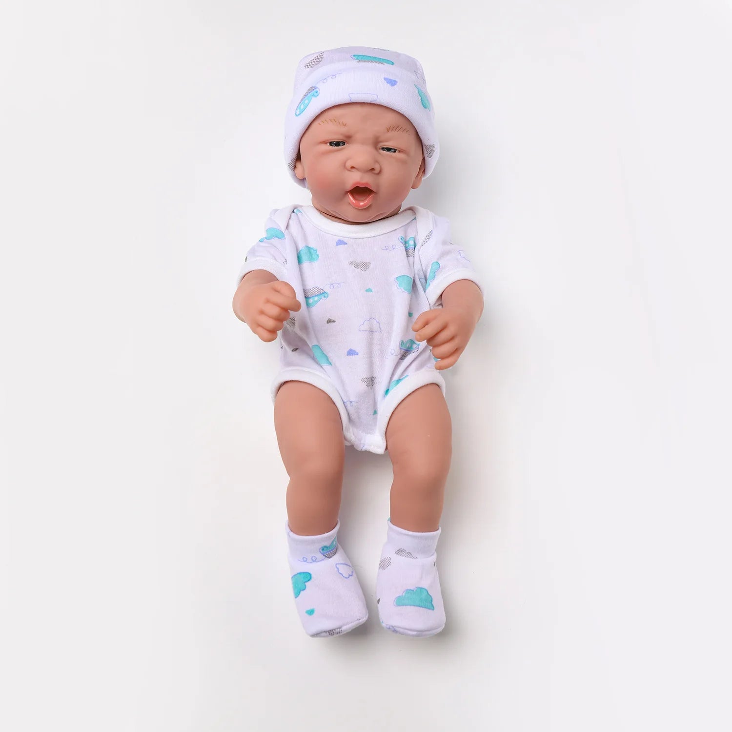 35CM Cute Reborn Dolls For 14inch Realistic Soft Full Vinyl Reborn Doll Toys Lifelike Full Body Dolls For Princess Birthday Gift