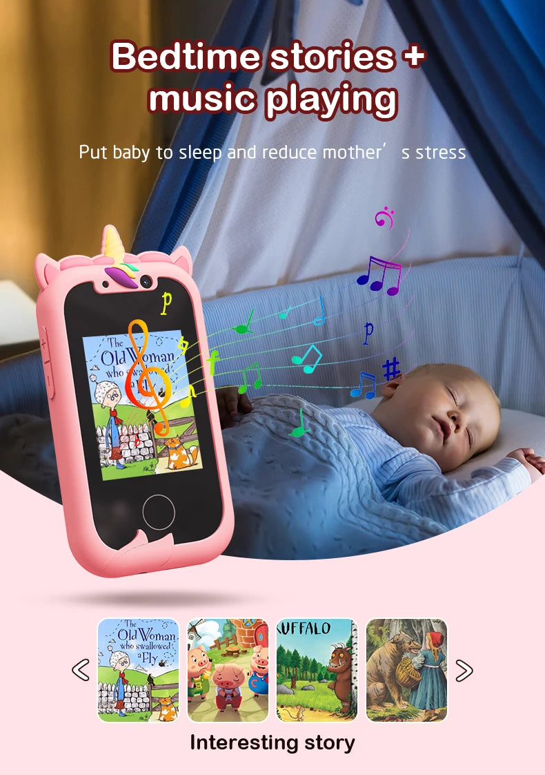 Kids Toy Smartphone - 2.8" Touchscreen Dual Camera MP3