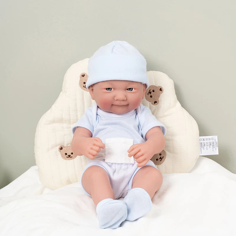 35CM Cute Reborn Dolls For 14inch Realistic Soft Full Vinyl Reborn Doll Toys Lifelike Full Body Dolls For Princess Birthday Gift