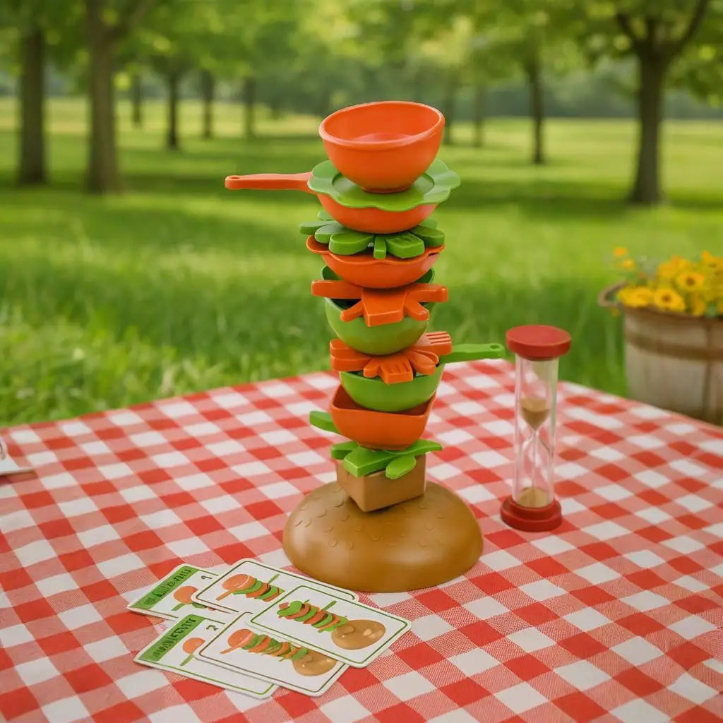 Food Stacking 3D Puzzle Game - Tabletop Game for Kids & Adults