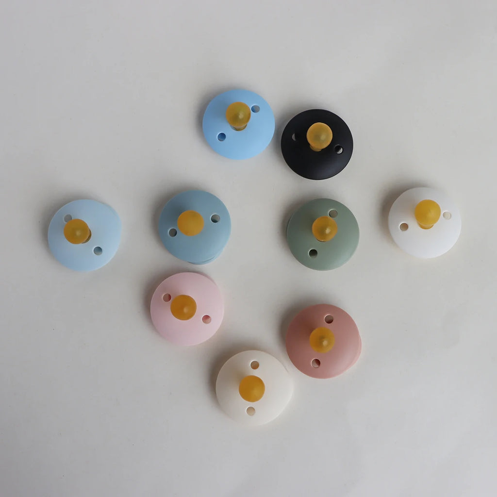 Floral Newborn Pacifier - Latex Rubber