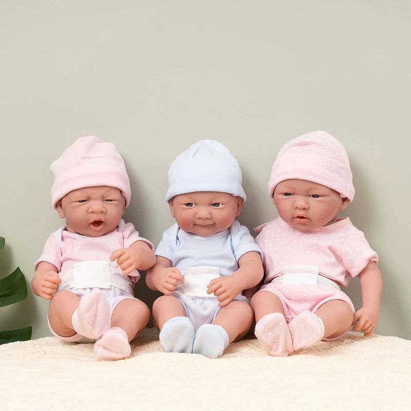 35CM Cute Reborn Dolls For 14inch Realistic Soft Full Vinyl Reborn Doll Toys Lifelike Full Body Dolls For Princess Birthday Gift