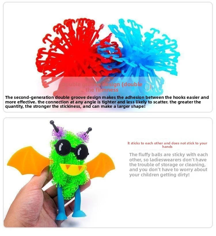 DIY Magic Bubble Balls 3D Building Toy - Science Education Kit