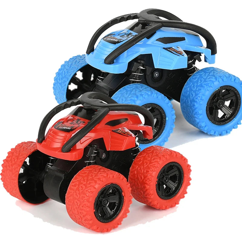 Rimi Linmy Inertia 4WD Off-Road Stunt Toy Car - ABS Plastic