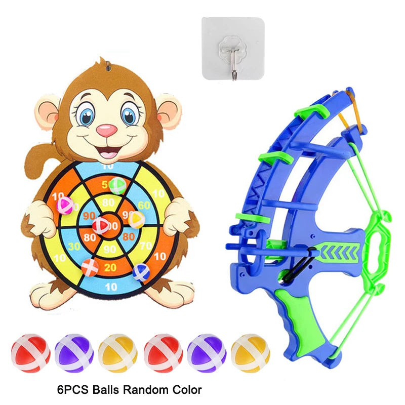 Montessori Sticky Ball Dart Board Game for Kids Ages 3-7