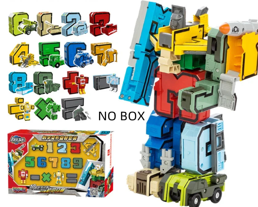 26 A-Z letter Alphabet Animal Dinosaur Warrior Deformation Action Figures Transformation Robot Toys For Children Gift Brinquedos