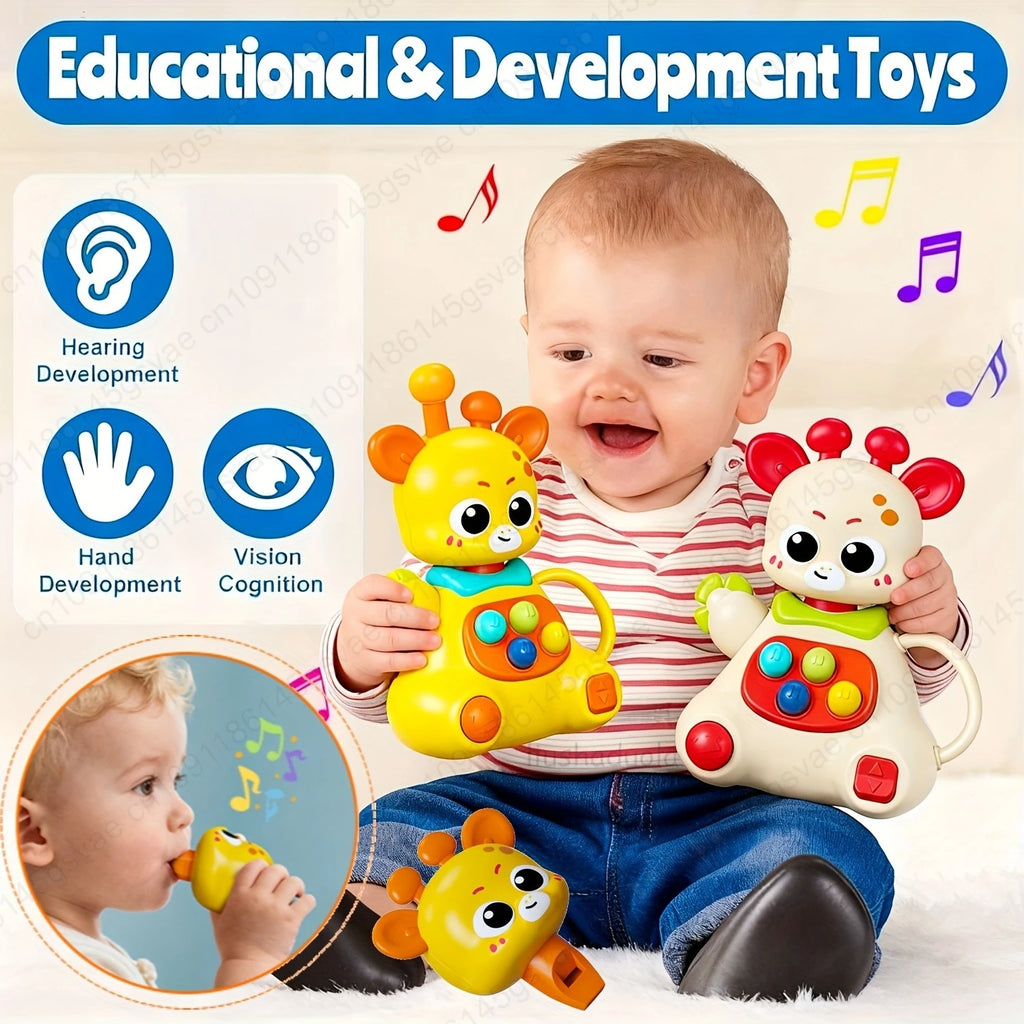Baby Rattle - Elephant/Deer Early Education Toy ABS