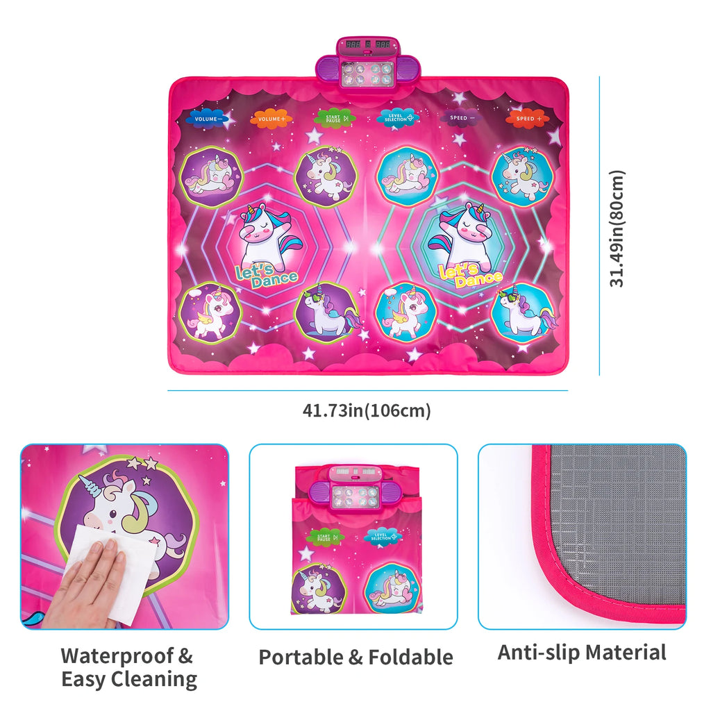 Coolplay 90x90cm Electric Music & Dancing Mat with Lights