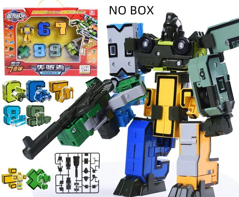 26 A-Z letter Alphabet Animal Dinosaur Warrior Deformation Action Figures Transformation Robot Toys For Children Gift Brinquedos