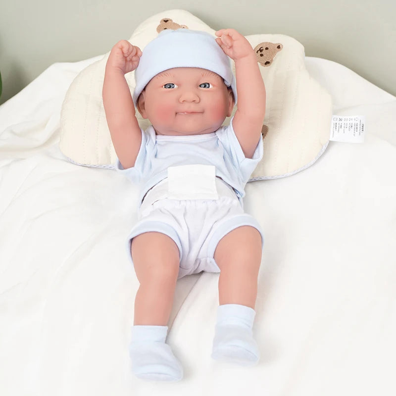 35CM Cute Reborn Dolls For 14inch Realistic Soft Full Vinyl Reborn Doll Toys Lifelike Full Body Dolls For Princess Birthday Gift
