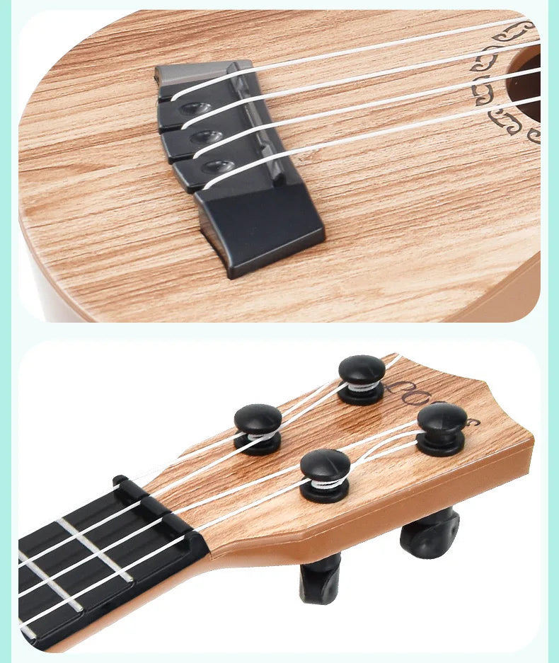 Children's Toy Ukulele - 35cm Plastic Musical Instrument