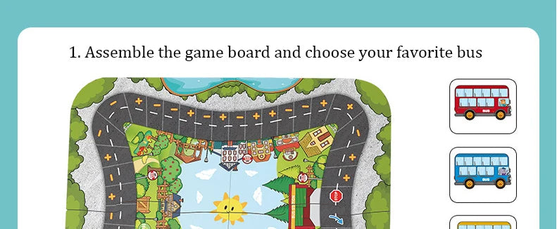 Children Addition and Subtraction Tabletop Game Parent-child Board Early Educational Cognitive Transportation Toys