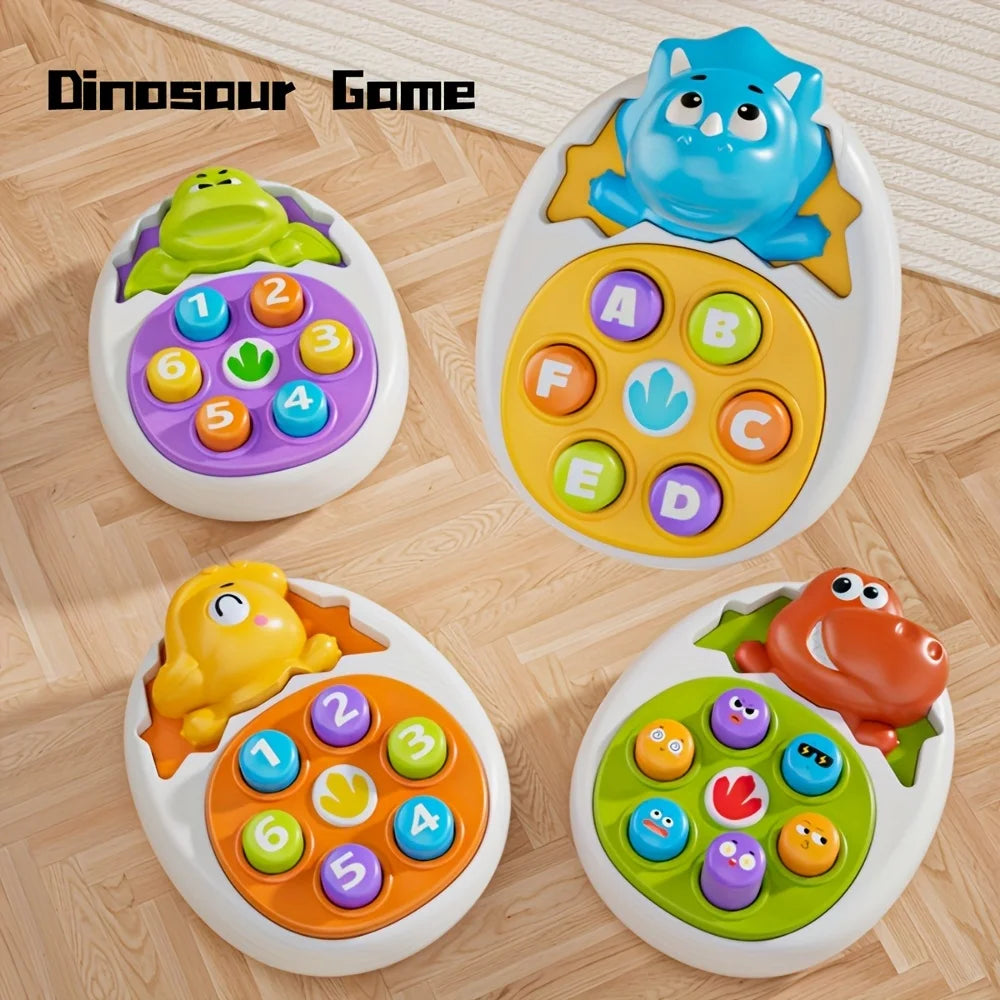Dinosaur Press and Go Educational Toy - Mixed Color ABS