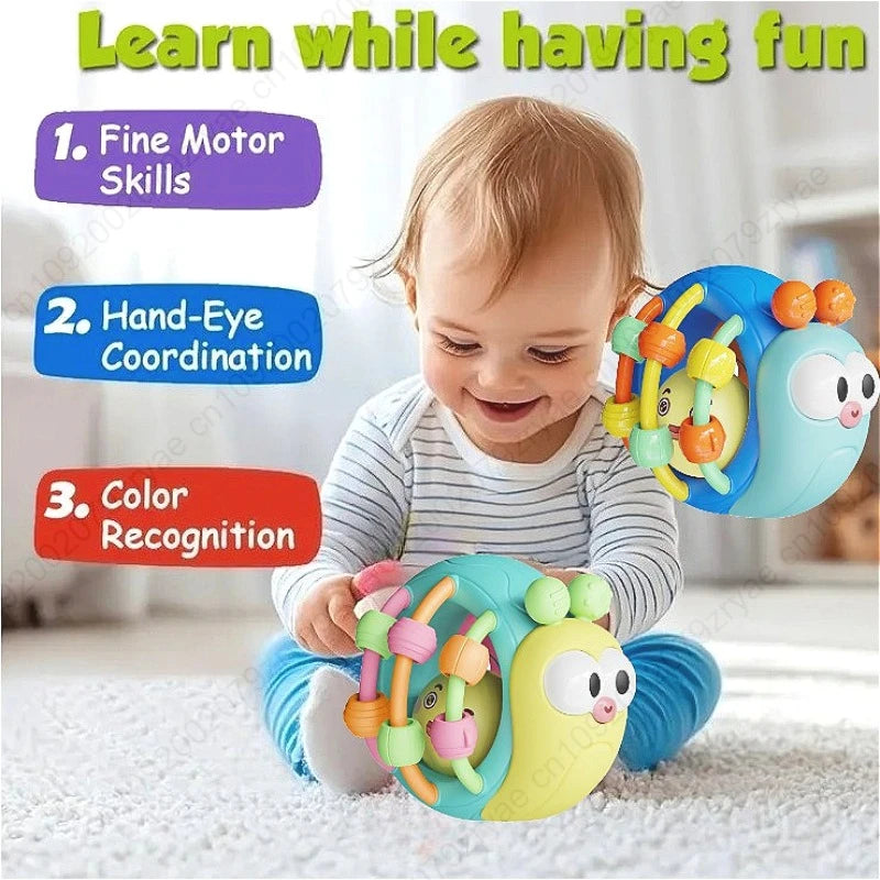 Baby Rattle Ball Sensory Toy 0-12 Months