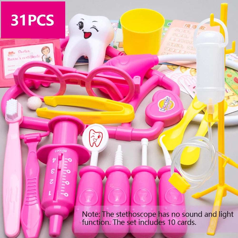 Kids Doctor Pretend Play Set - 53-Piece Medical Kit