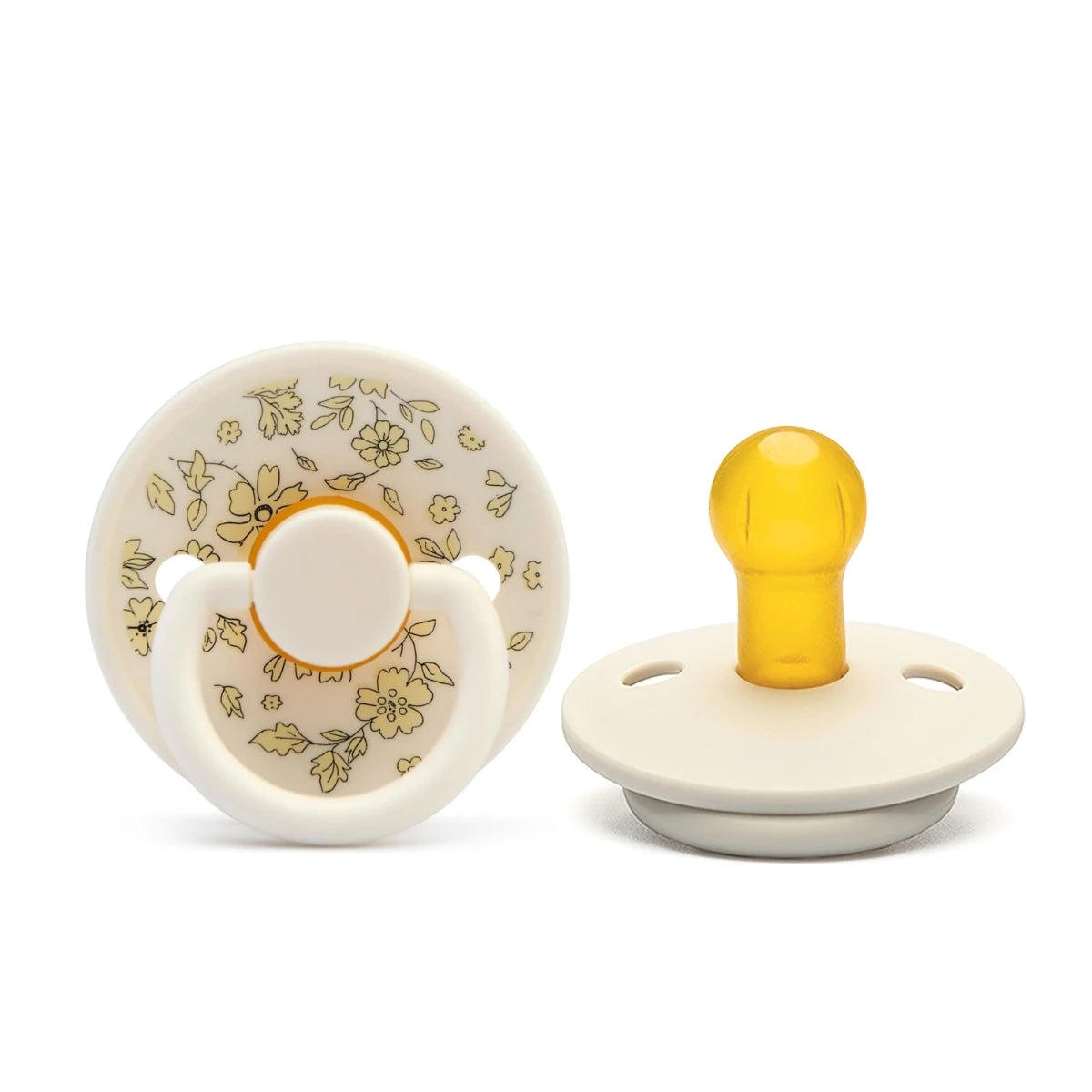 Floral Newborn Pacifier - Latex Rubber
