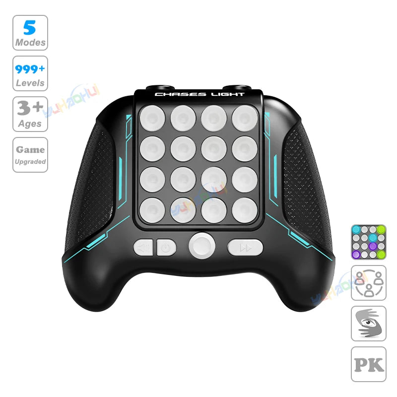 999 Level Electronic Pop Push Quick Push Game Console with LED Display Screen, Suitable for Adult and Child Fidget Toy Christmas