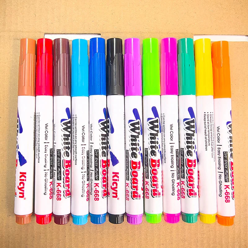 Magical Water Painting Pen Colorful Mark Pen Markers Floating Ink Pen Doodle Water Pens Children Montessori Early Education Toys