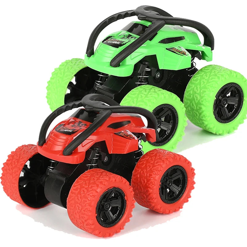 Rimi Linmy Inertia 4WD Off-Road Stunt Toy Car - ABS Plastic