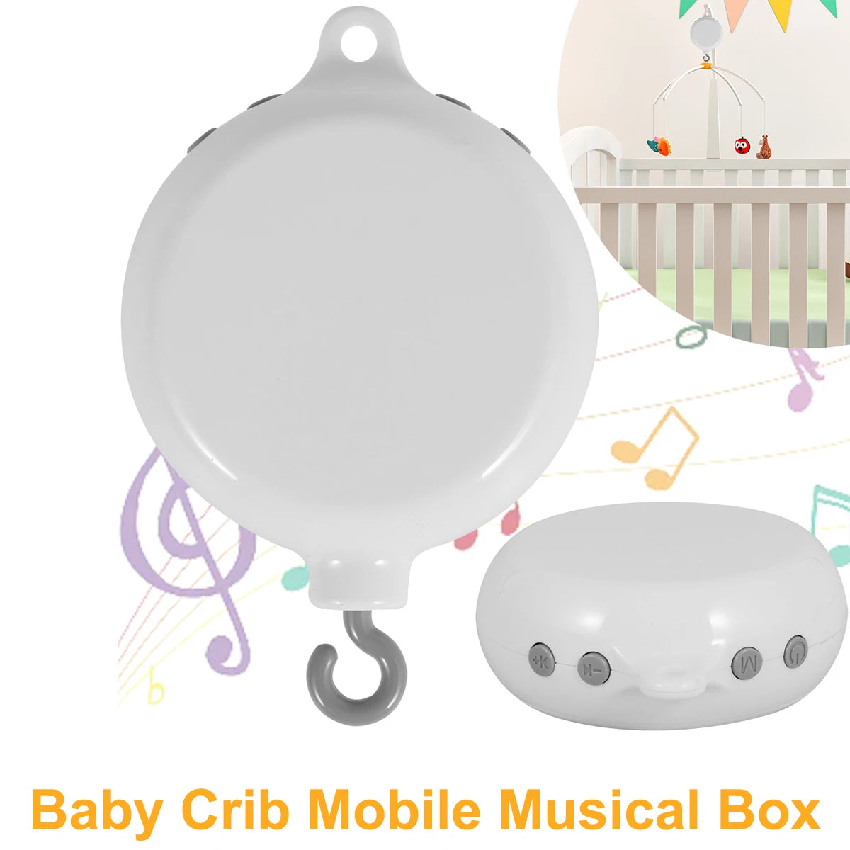 Baby Crib Mobile Music Box - 35 Lullabies 3 Modes